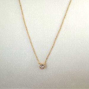 Adjustable Chain CZ Cubic Zirconia Pendant Necklace for Women